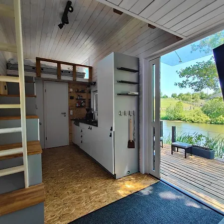 Tinyhousebeidresden 1 - Direkt Am Naturteich - Naehe Saechsische Schweiz, Dresden Grossharthau Exterior photo