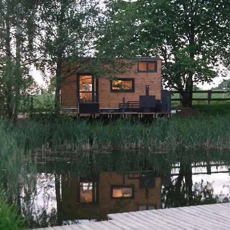 Tinyhousebeidresden 1 - Direkt Am Naturteich - Naehe Saechsische Schweiz, Dresden Grossharthau Exterior photo