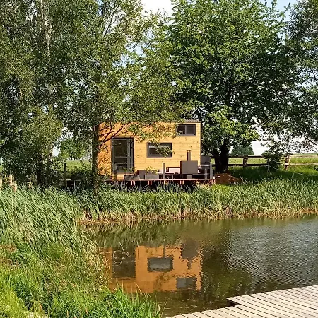 Tinyhousebeidresden 1 - Direkt Am Naturteich - Naehe Saechsische Schweiz, Dresden Grossharthau Exterior photo